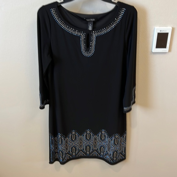 White House Black Market Dresses & Skirts - Gorgeous beaded little black dress from WHBM. Size medium.